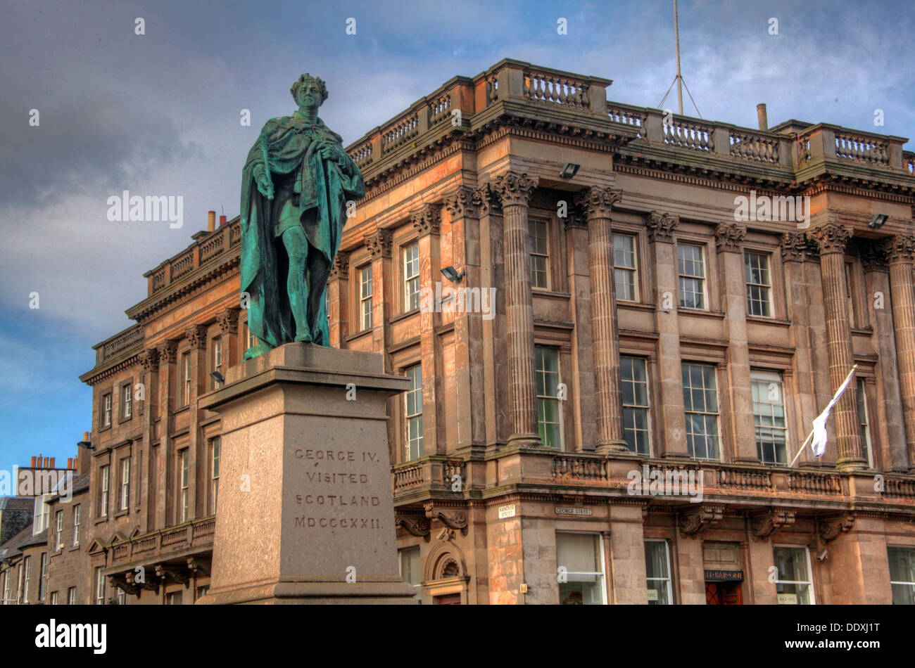 George Street, Edinburgh, Scotland, UK, Stock Photo