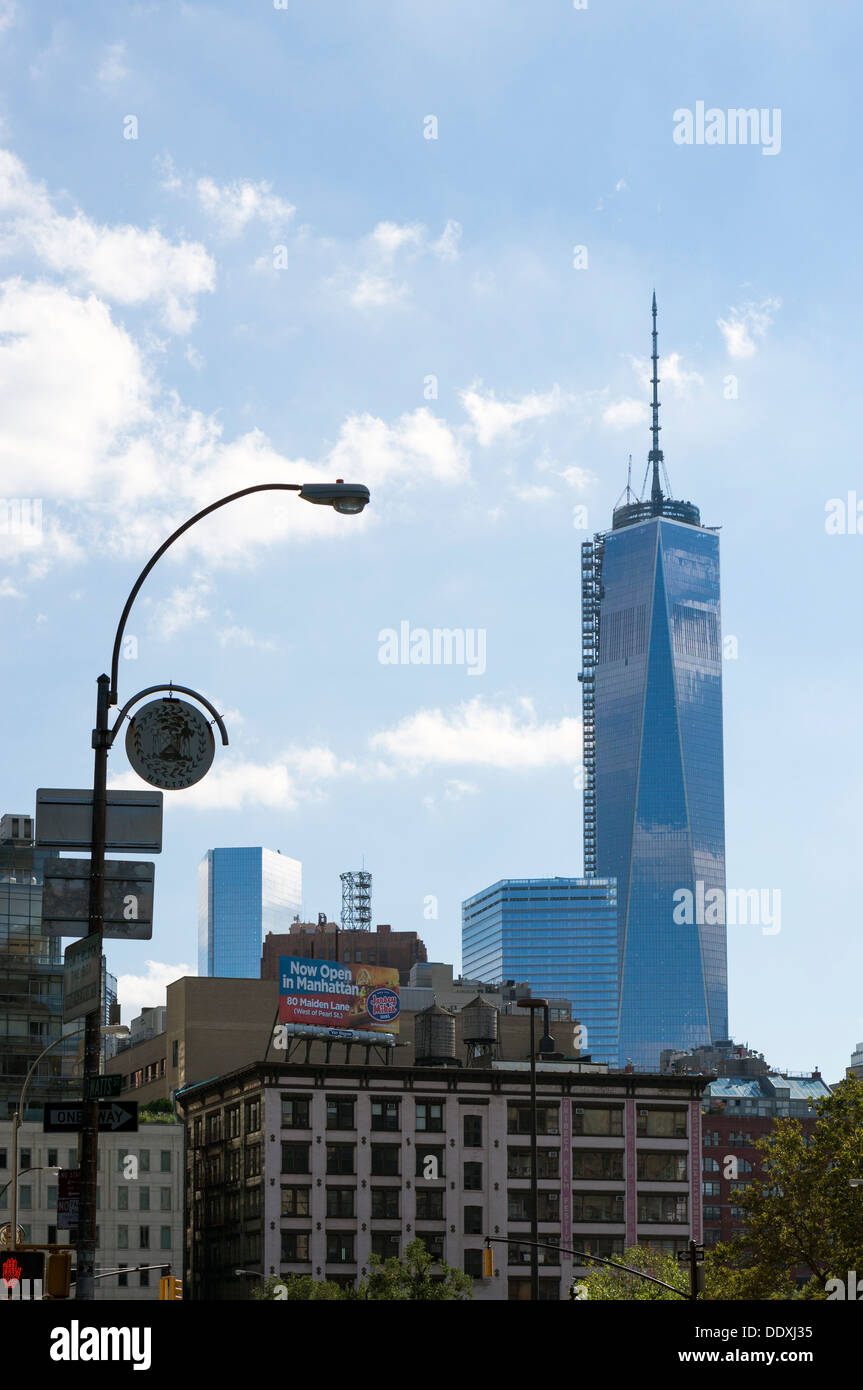 One World Trade Center, now the tallest building in New York City at
