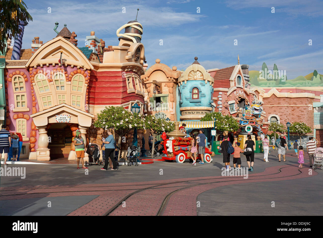 Toontown, Disneyland, Magic Kingdom, Fantasyland, Anaheim California Stock Photo