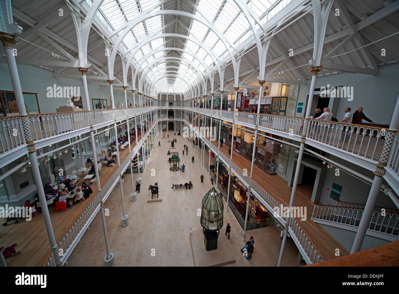 National Museum of Scotland interior, Chambers St Edinburgh city, Scotland UK EH1 1JF Stock Photo