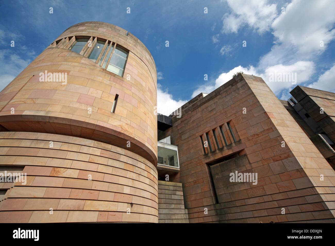 New exterior of National Museum of Scotland Chambers St Edinburgh city, Scotland UK EH1 1JF Stock Photo