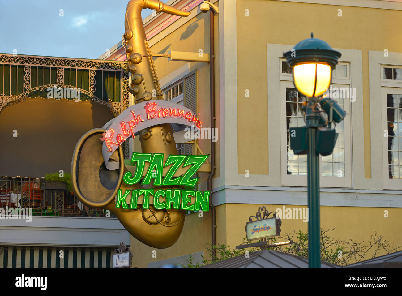 Ralph Brennan's Jazz Kitchen, Disneyland, Downtown Disney, Anaheim, California Stock Photo