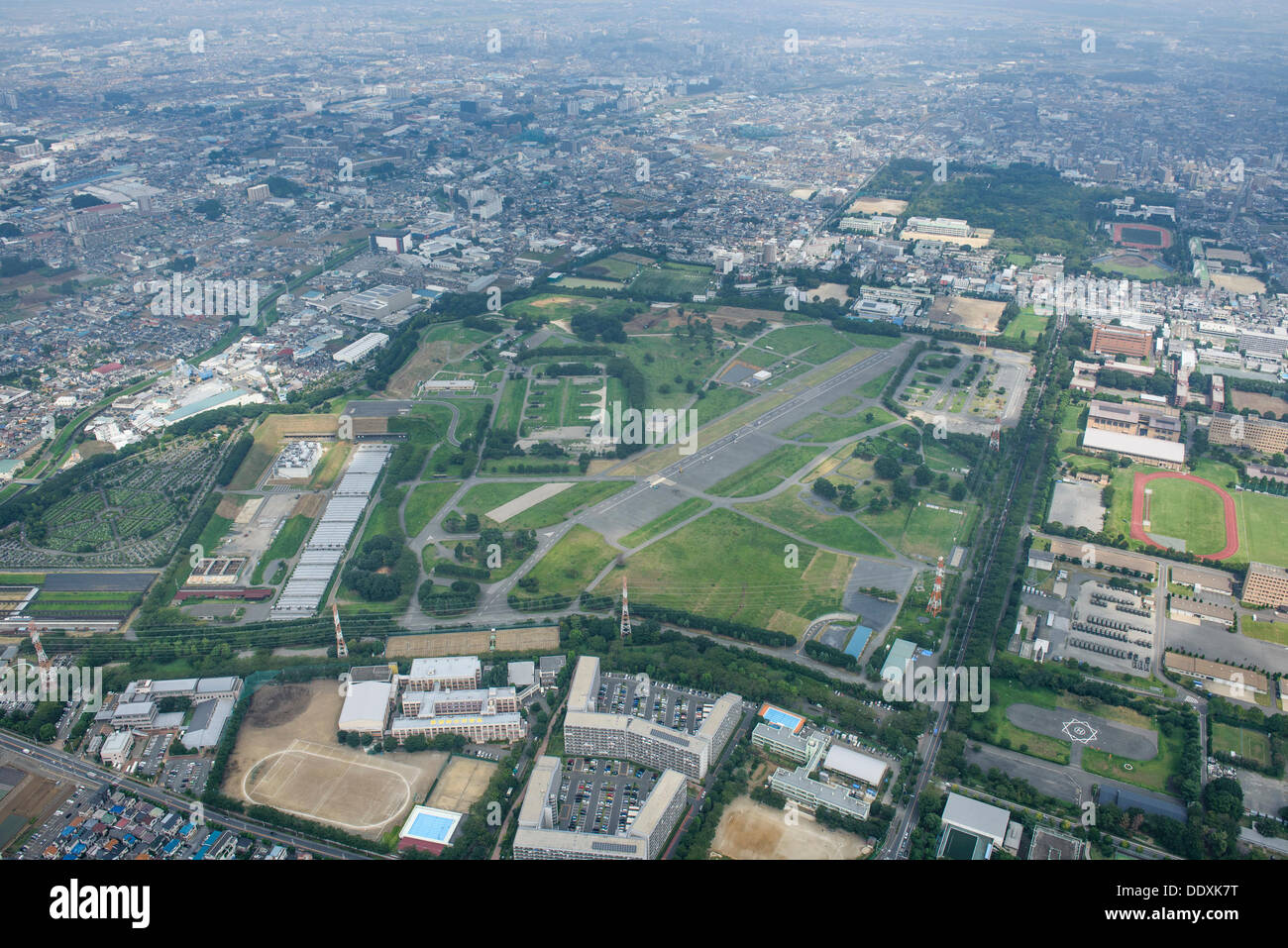 Asaka Shooting Range Tokyo Japan Aerial View Of Proposed Venue For The 2020 Summer Olympic Games Photo By Aflo Stock Photo Alamy
