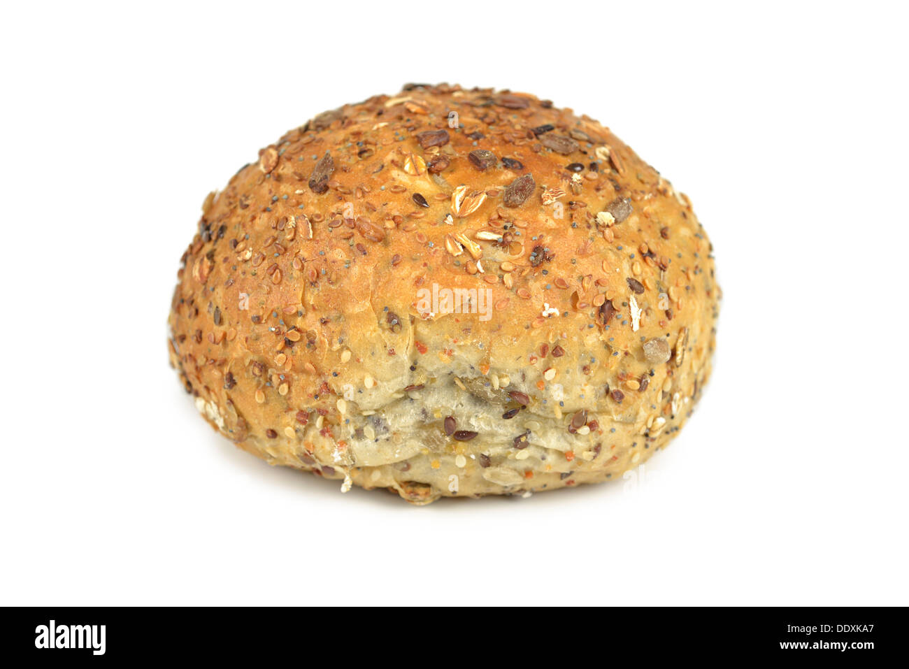 Wholegrain Multi-grain Multigrain Bun Roll Stock Photo