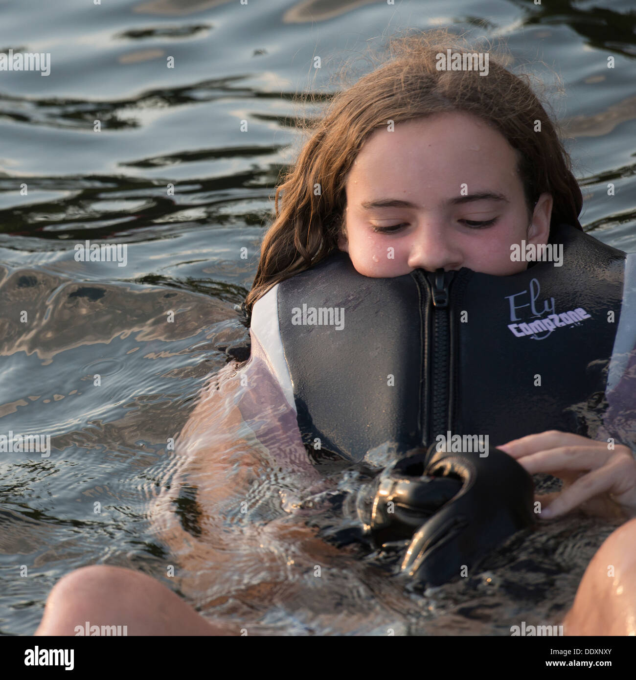 A child wearing a life jacket hi-res stock photography and images - Alamy
