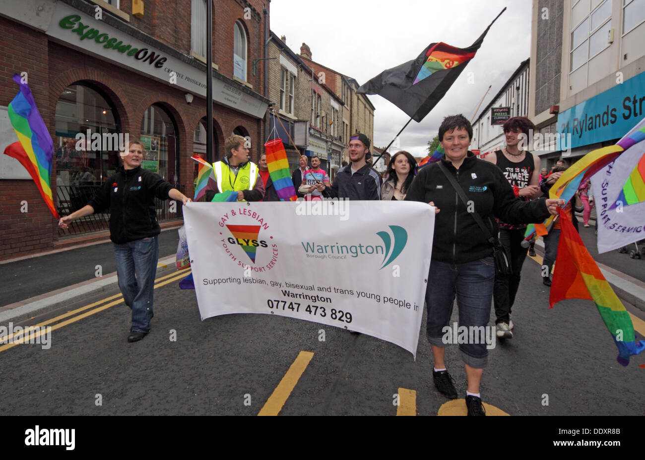 WBC at Warrington Pride September 2013 Cheshire England UK WA1 Stock Photo