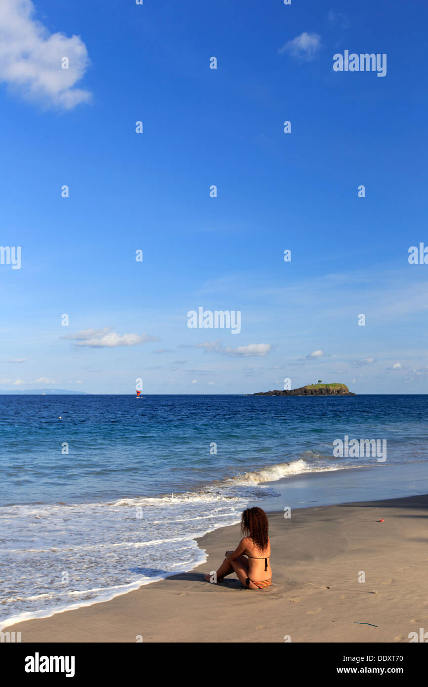 Indonesia, Bali, Candidasa, Pasir Putih Beach (MR) Stock Photo