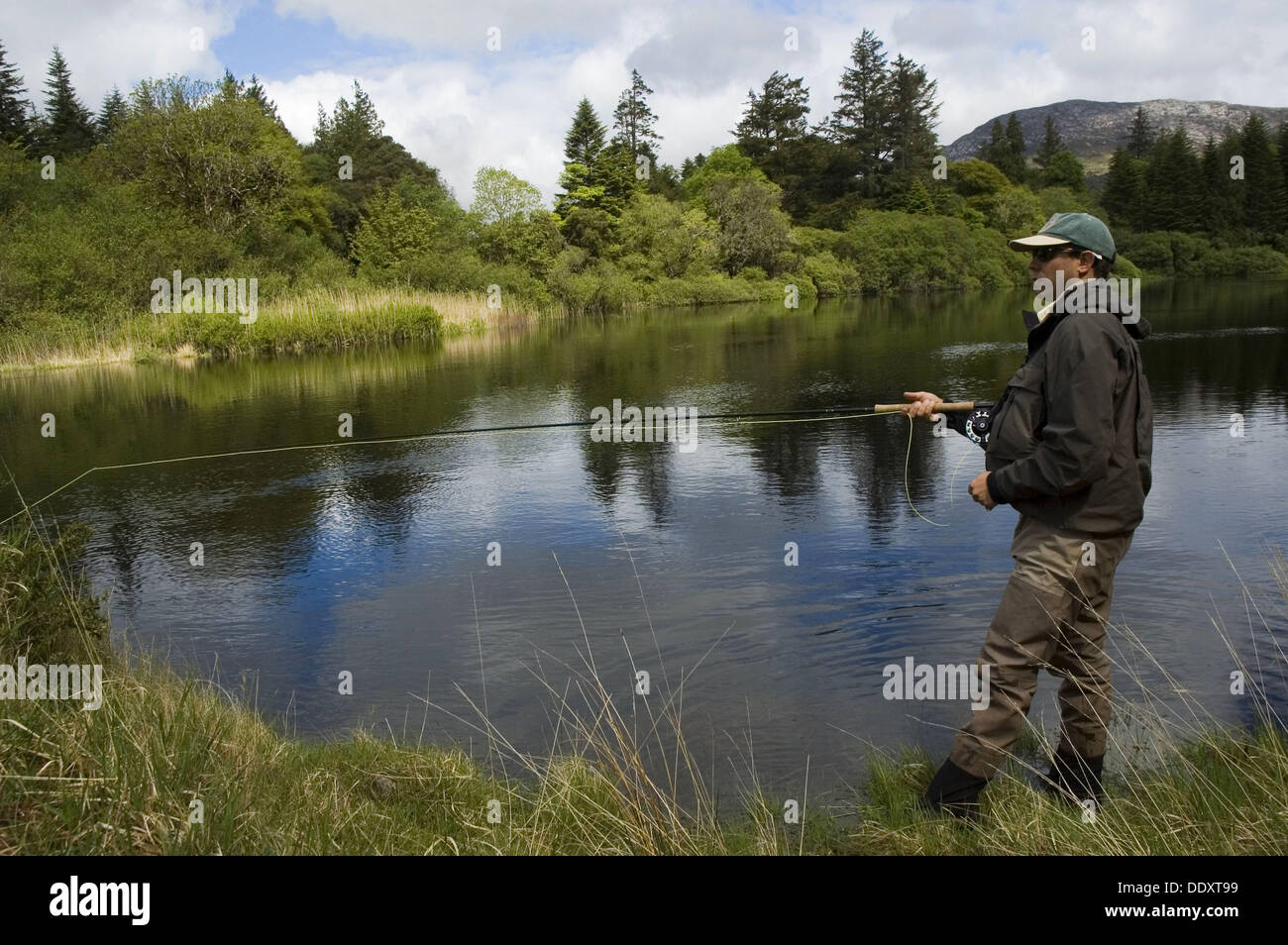 Fishing in Co. Galway. Ireland Stock Photo Alamy