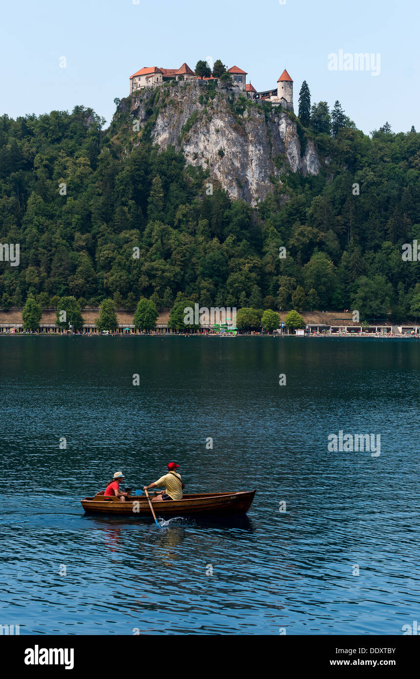 castle, Bled, lake Stock Photo - Alamy