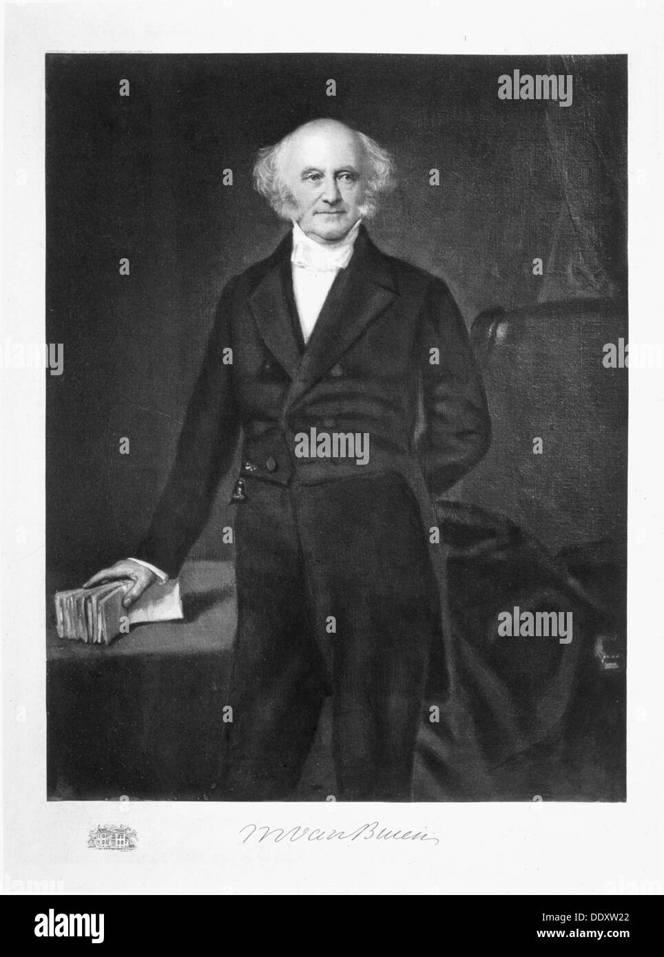 Martin Van Buren, 8th President of the United States of America, (1901). Artist: Unknown Stock Photo