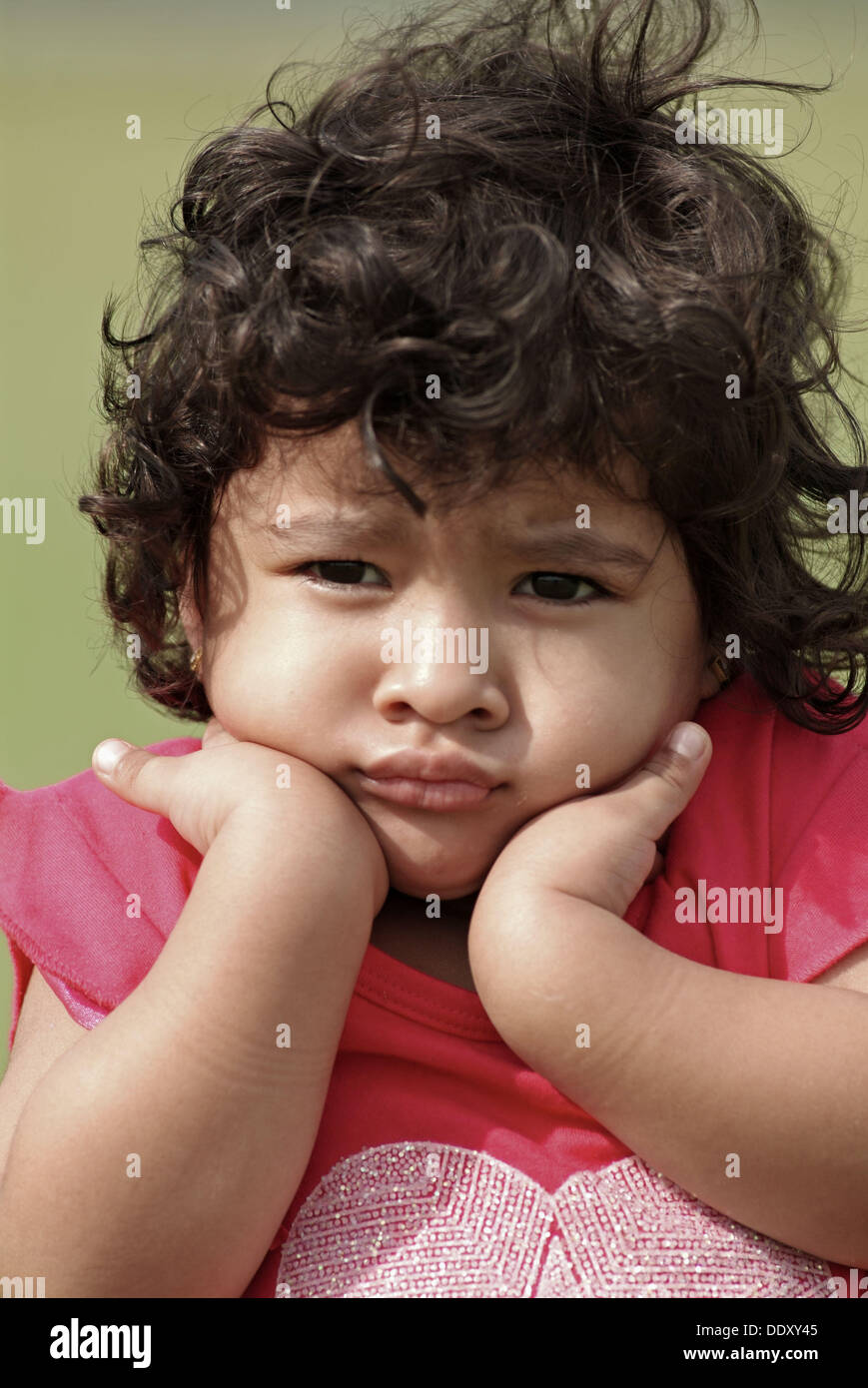 Four Years Old Indian Baby Girl India Stock Photo 60213669 Alamy