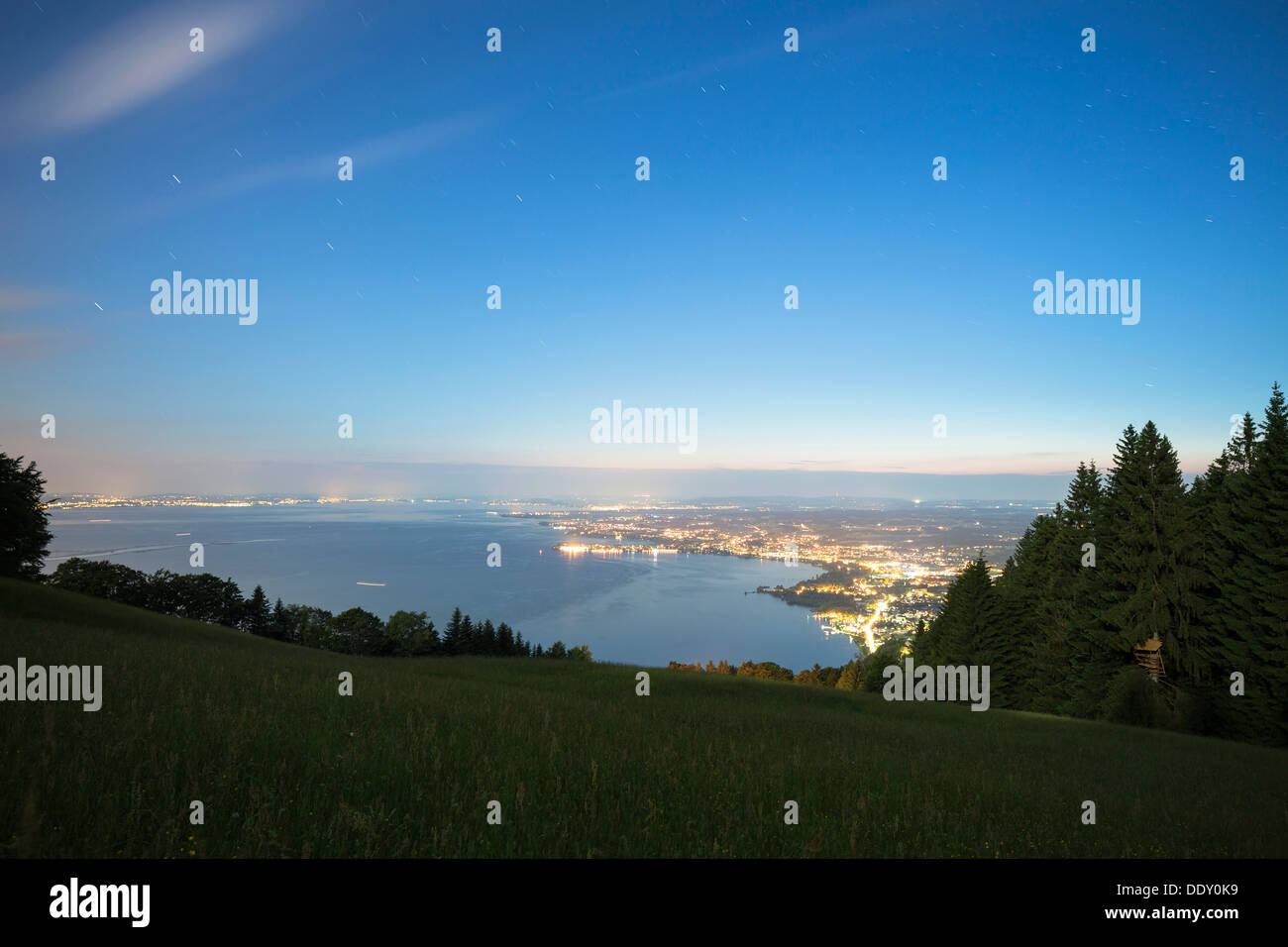 View over Lake Constance Stock Photo
