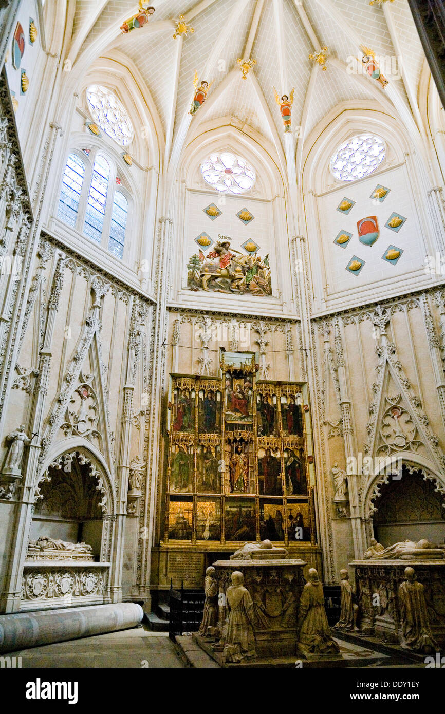 Chapel of St James, Toledo Cathedral, Spain, 2007. Artist: Samuel Magal Stock Photo