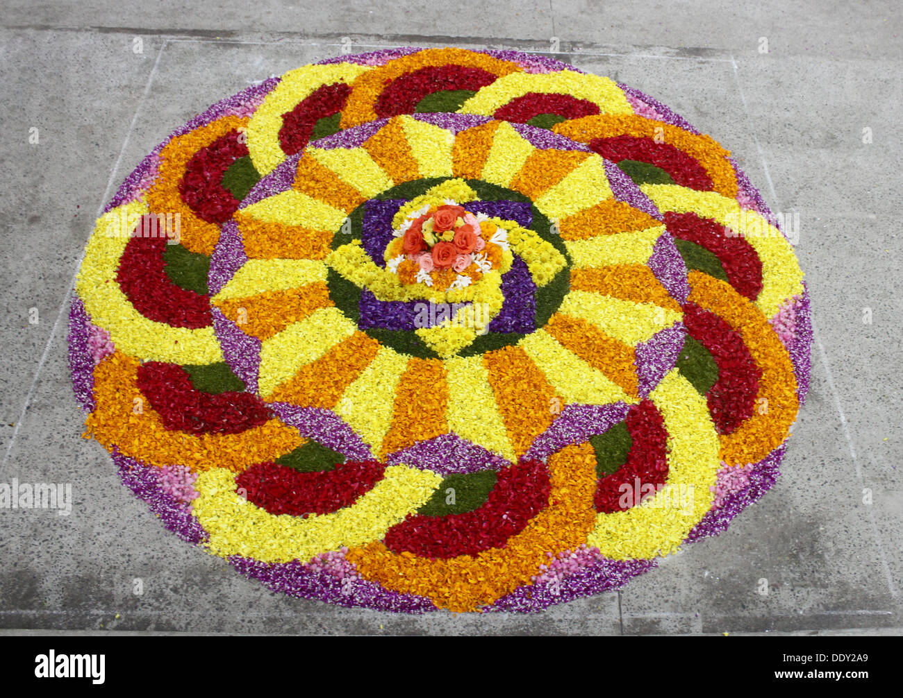 Onam flowers hi-res stock photography and images - Alamy