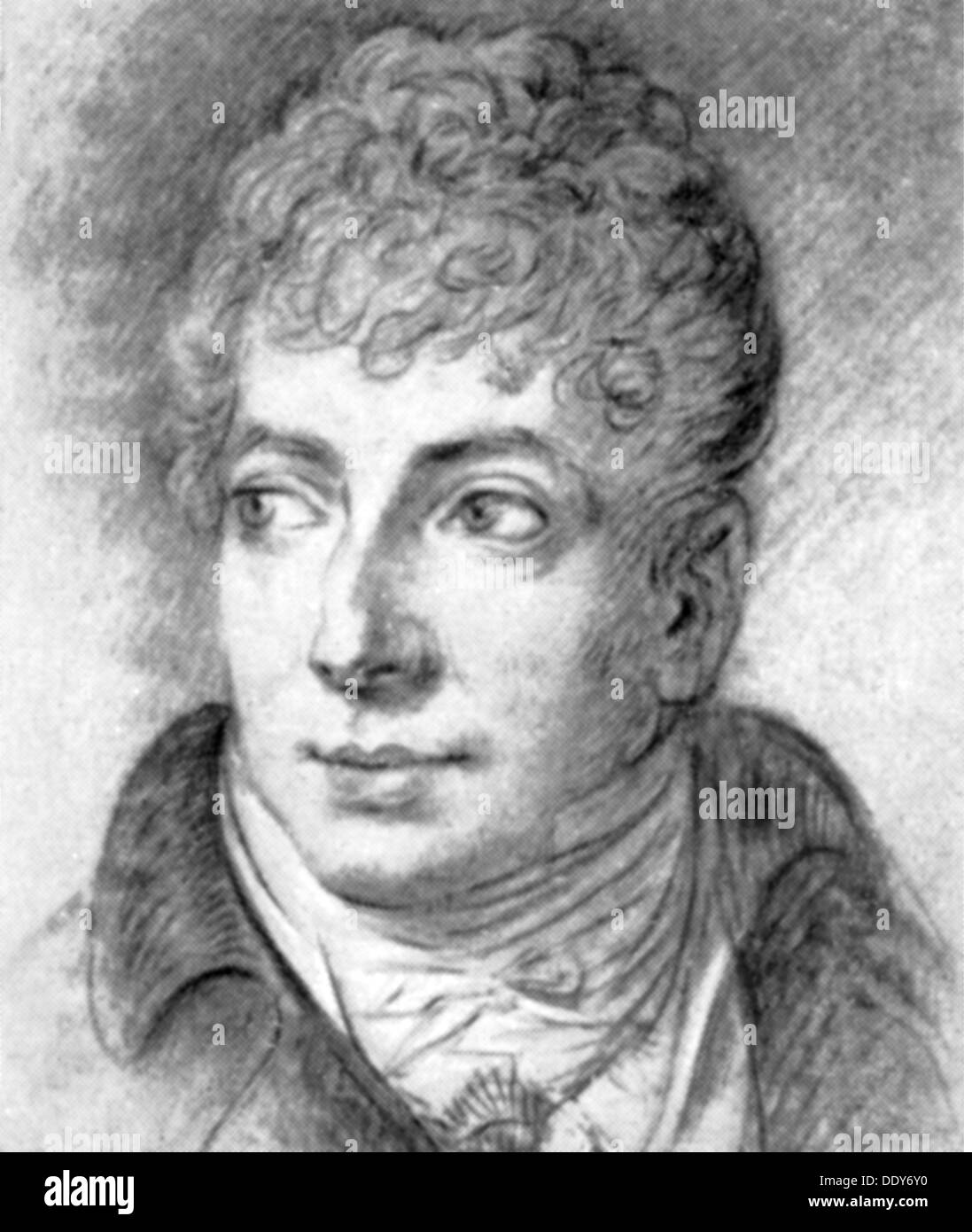 Metternich, Klemens Wenzel prince von, 15.5.1773 - 11.6.1859, Austrian politician, portrait, drawing, from: 'Grosser Brockhaus', circa 1900, Stock Photo