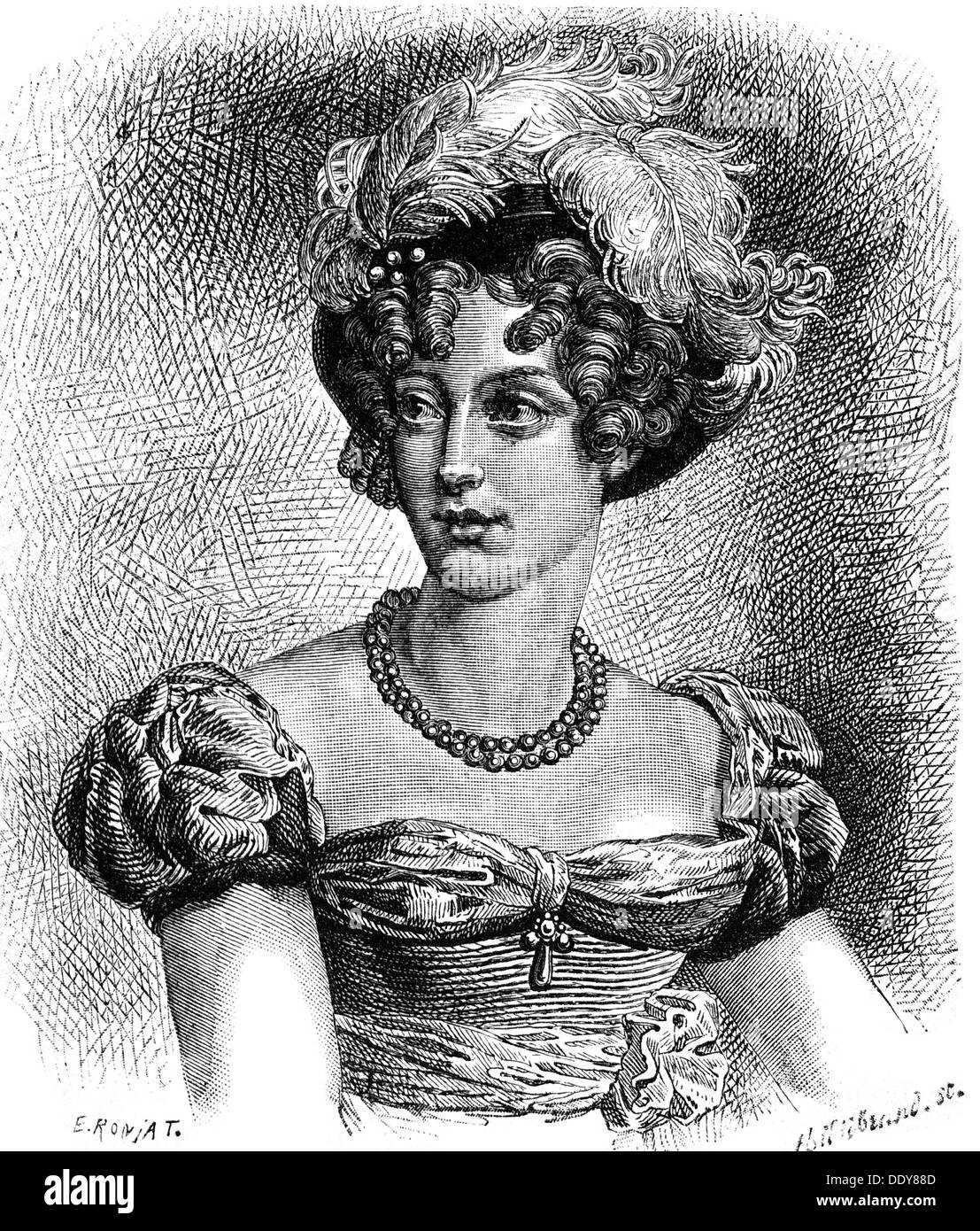 Duchess of berry 24 4 1816 14 2 1820 hi-res stock photography and