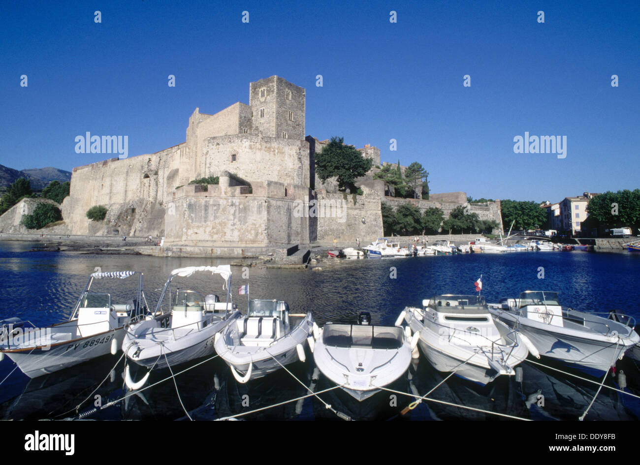 Royal Castle. Collioure. France Stock Photo - Alamy