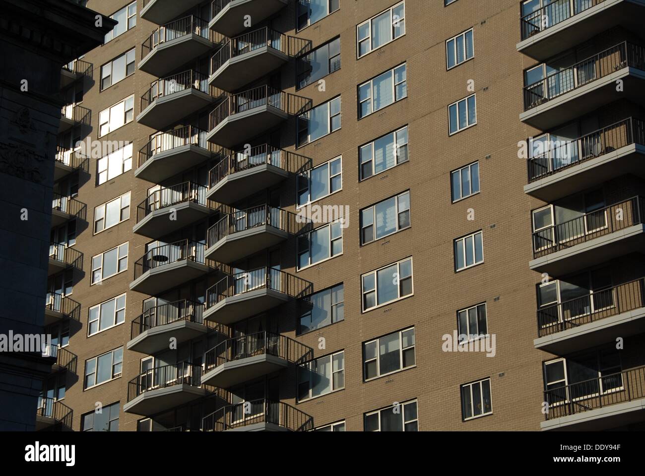Apartment building. Upper West Side Manhattan. New York, New York. USA