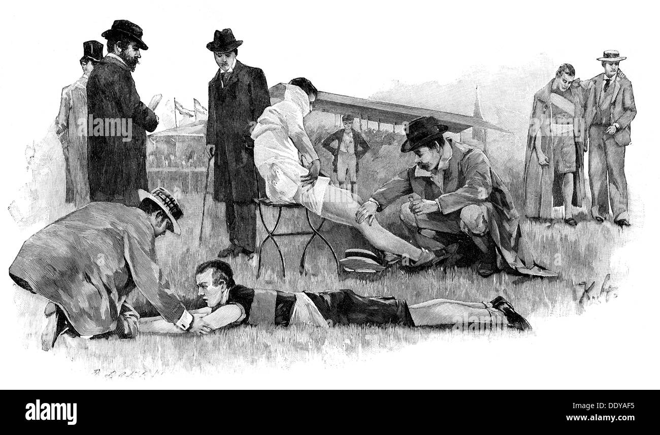 sports,athletics,runners getting massage after the contest,wood engraving,19th century,19th century,graphic,graphics,half length,standing,lying,athletes,athlete,runner,runners,exhaustion,exhausted,medical doctor,physician,medic,doctors,physicians,medics,treatment,treatments,treat,treating,doctor,doctoring,massages,leg,legs,sports event,sports meeting,sports,sports events,sports meetings,event,events,body massage,health,healthiness,foot race,footrace,foot races,run a race,run,runs,race,races,contest,contests,ma,Additional-Rights-Clearences-Not Available Stock Photo