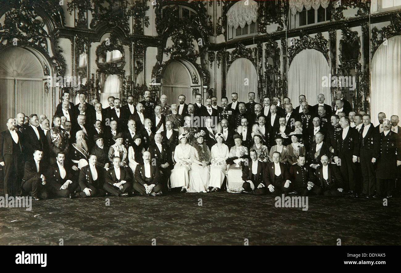 Sitting of the committee of Grand Duchess Tatiana Nikolaievna of Russia, early 20th century. Artist: Unknown Stock Photo