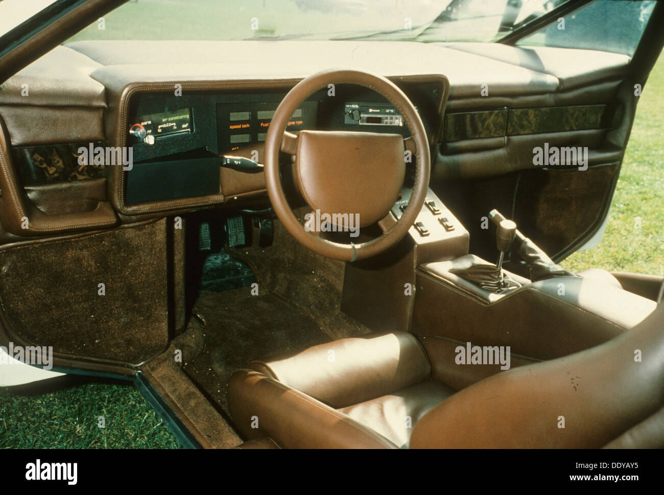 aston martin bulldog cockpit stock photo: 60222937 - alamy