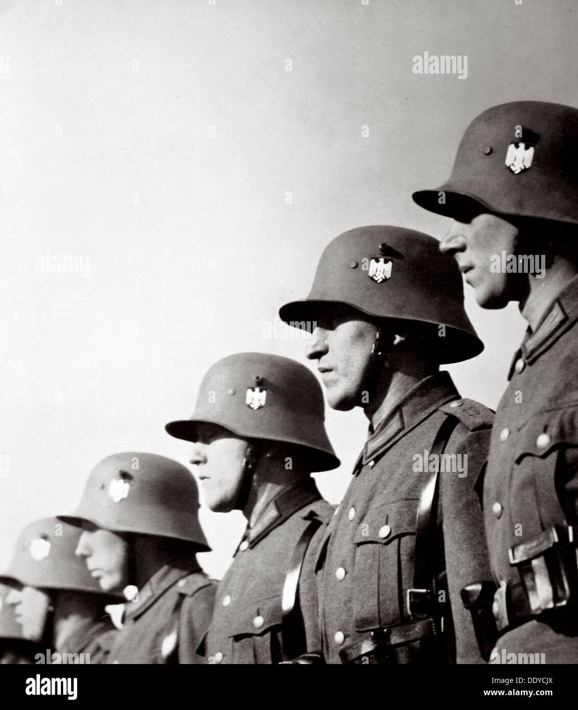 German soldiers, Germany, 1936. Artist: Unknown Stock Photo
