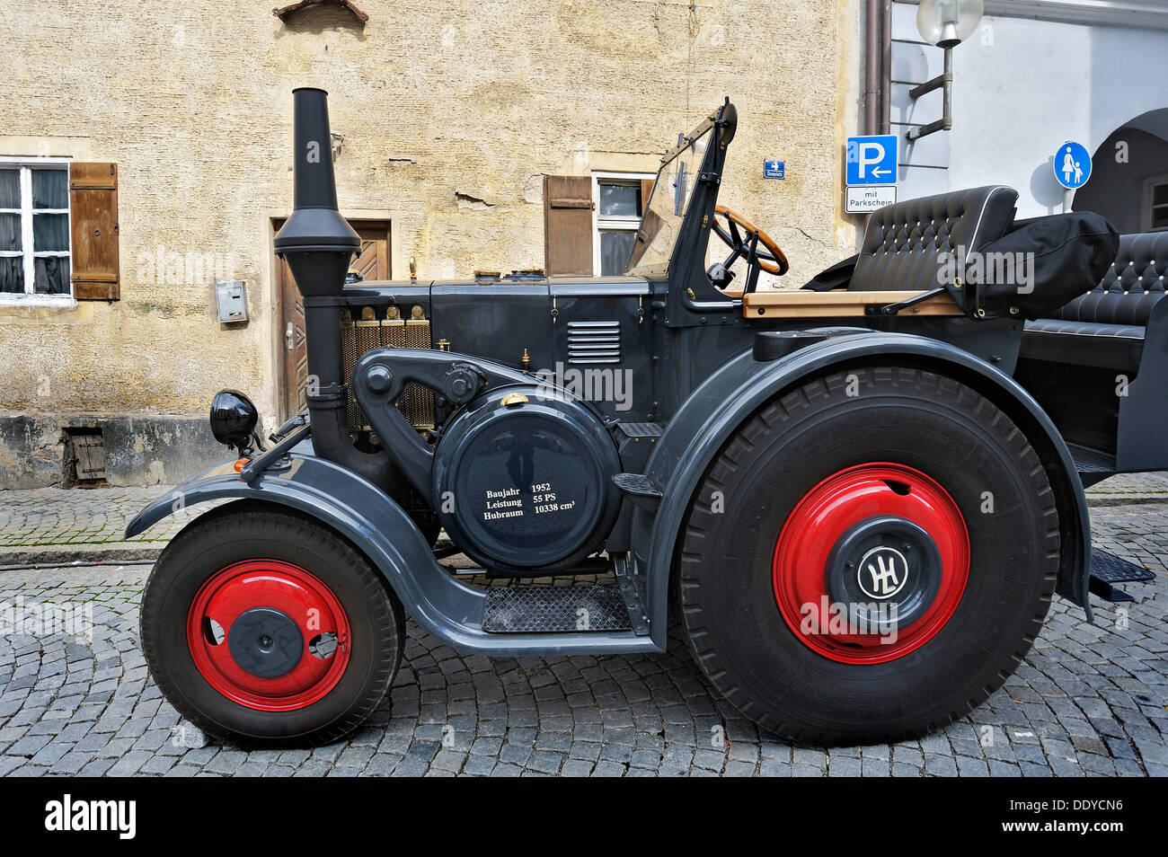 Lanz Bulldog tractor from 1952, Eichstaett, Bavaria Stock Photo - Alamy