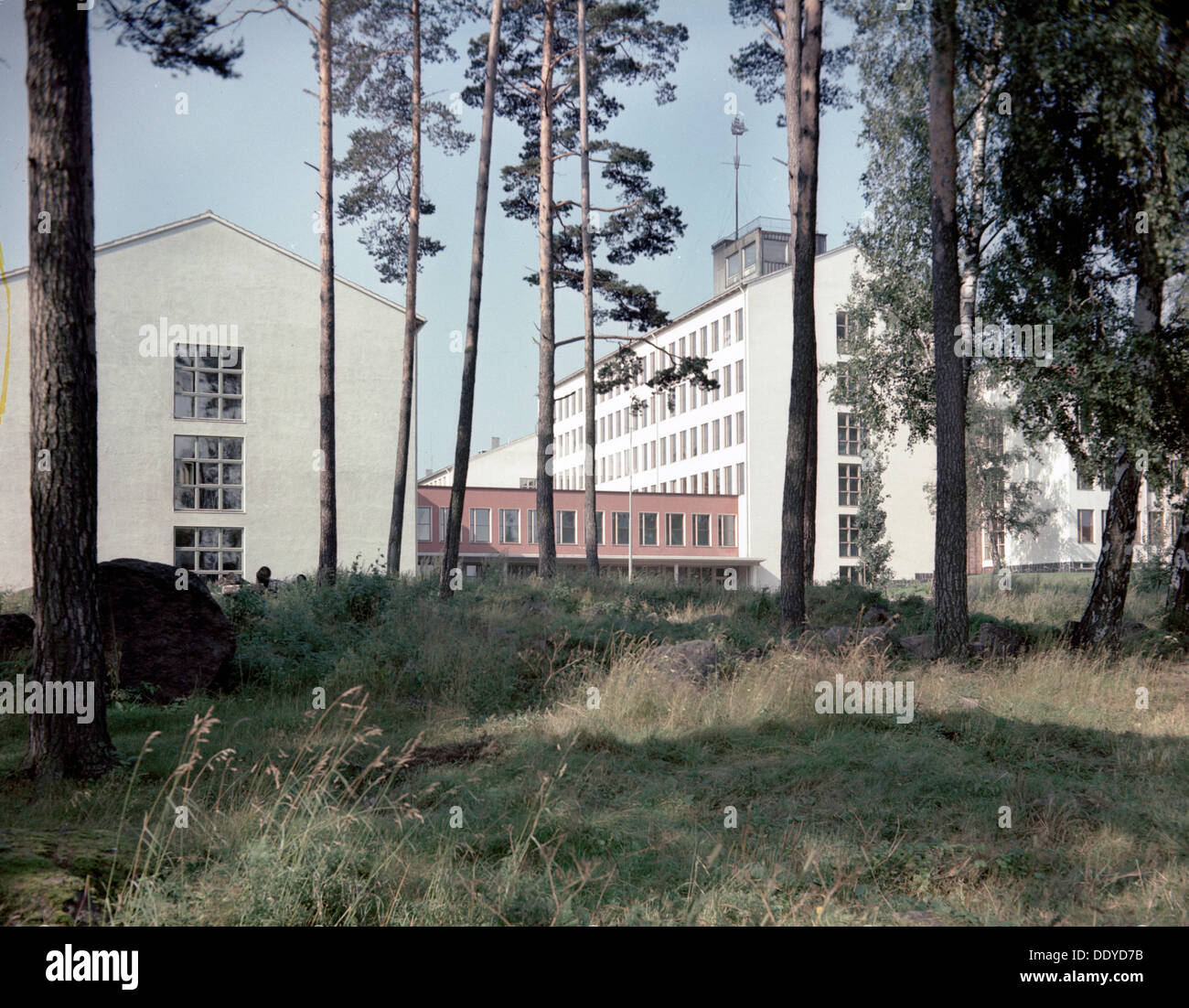 Newly built block of flats, Helsinki, Finland, 1970s. Artist Göran