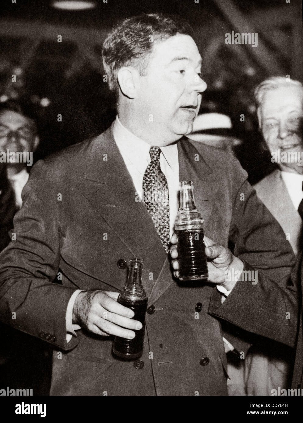 Huey Long, American politician, early 1930s. Artist: Unknown Stock Photo