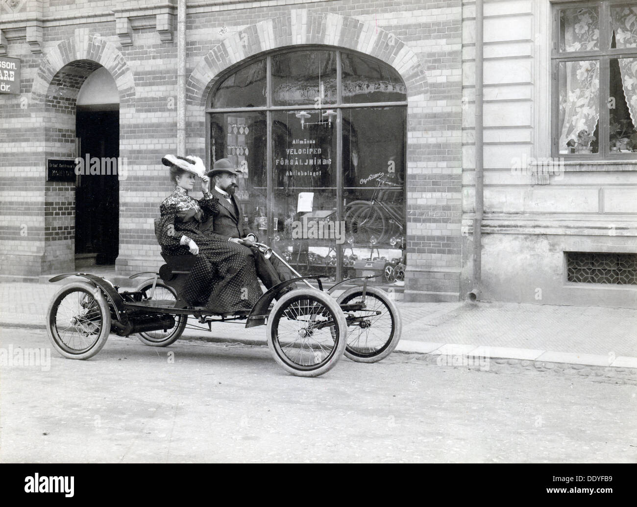 Allvelo car, Landskrona, Sweden, 1904. Artist Unknown Stock Photo Alamy