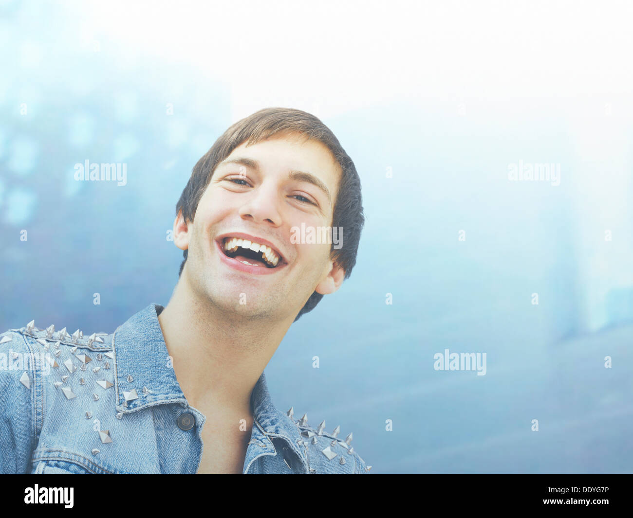 Cheerful young man cut out hi-res stock photography and images - Alamy