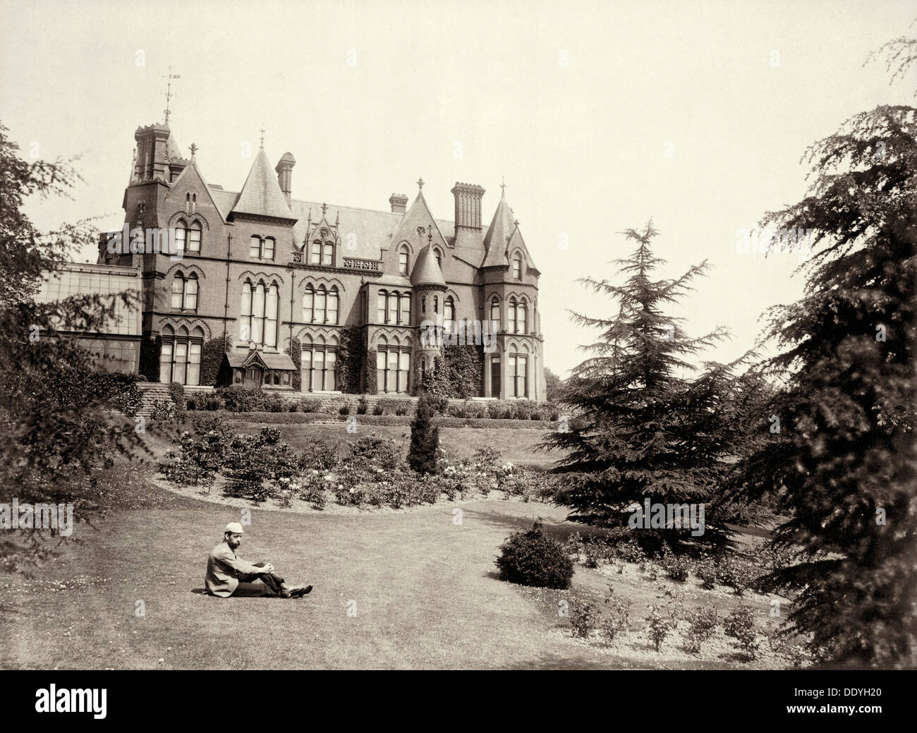 Bestwood Lodge, Bestwood Park, Nottinghamshire, 1880. Artist: Unknown Stock Photo