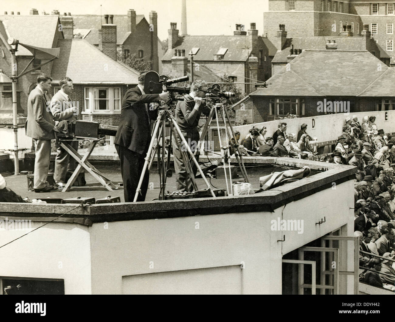Cameras at Trent Bridge Cricket Ground, Nottingham, Nottinghamshire