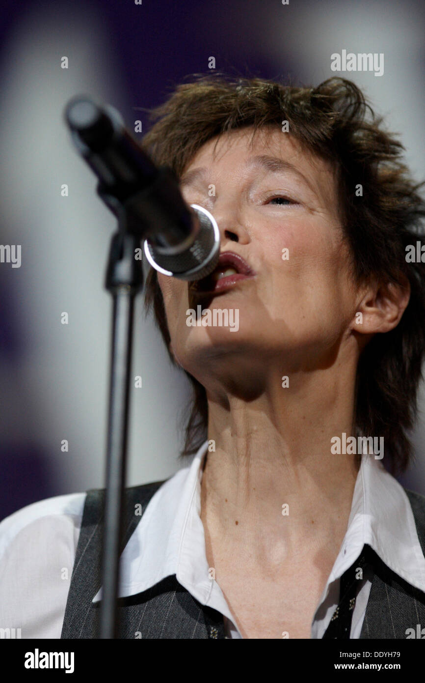Jane Birkin performing at the AVO Session, Basel, Switzerland, Europe Stock Photo