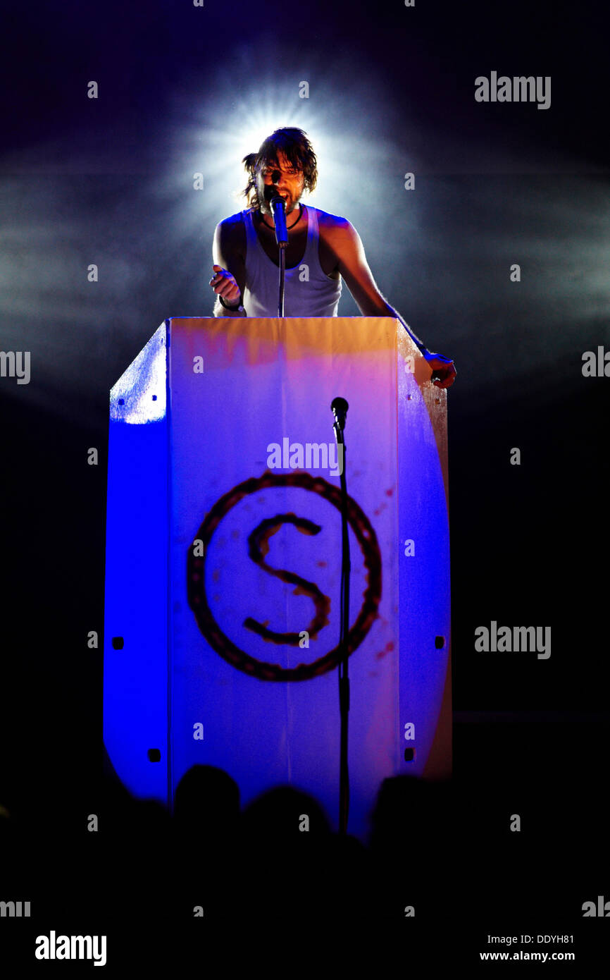 Johan hallgren live on tour with pain of salvation hires stock