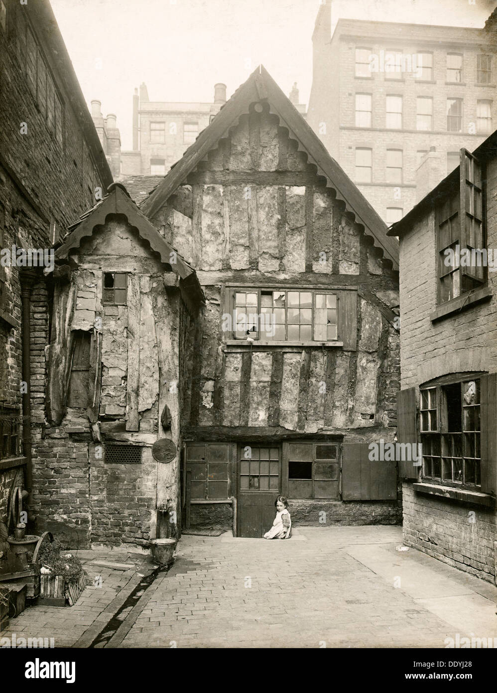 Red Lion Street area, Kirk's Yard, Nottingham, Nottinghamshire, June 1919. Artist: Unknown Stock Photo