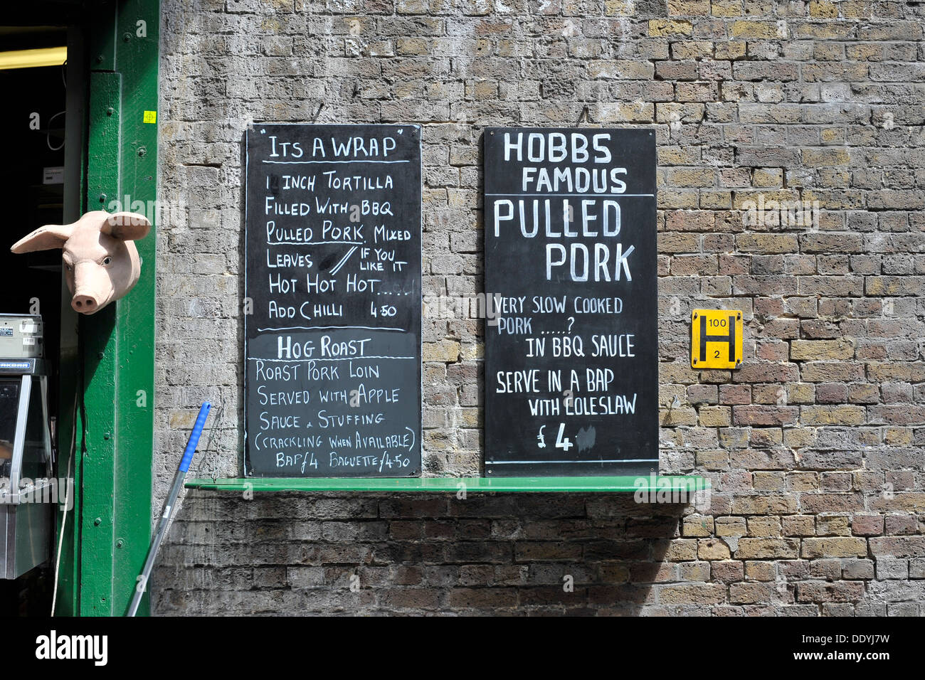 Hobbs famous pulled pork Stock Photo - Alamy