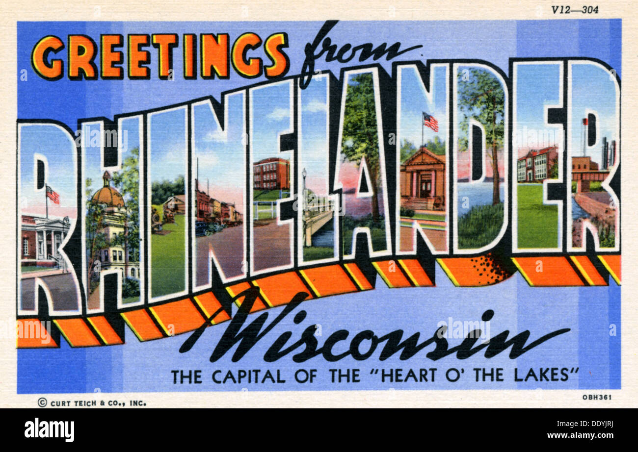 Rhinelander hi-res stock photography and images - Alamy