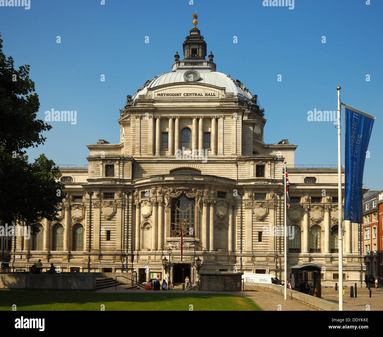 Methodist Central Hall, or Central Hall, Westminster, Tothill Street, Storeys Gate, London. Stock Photo