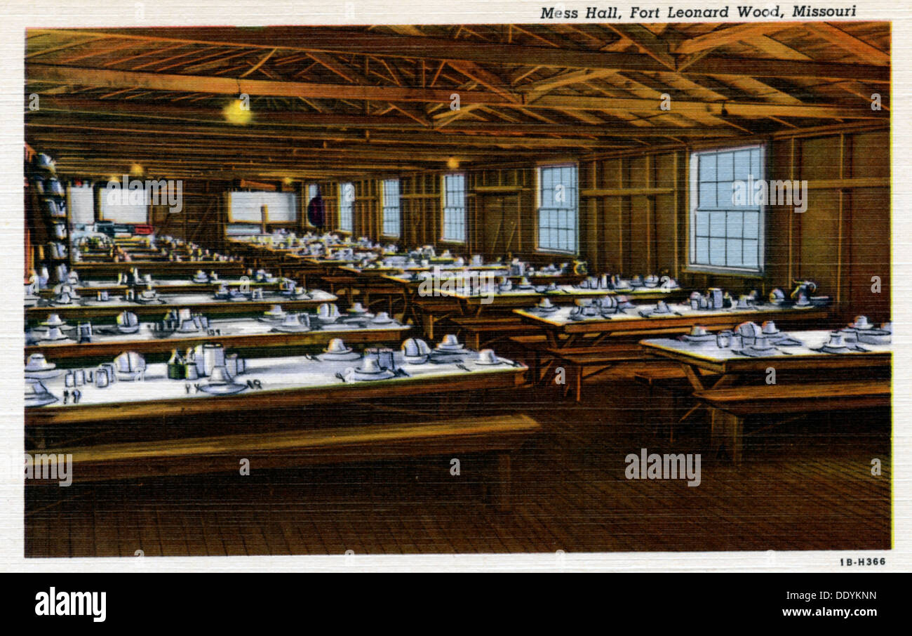 Army base mess hall 1940s hires stock photography and images Alamy