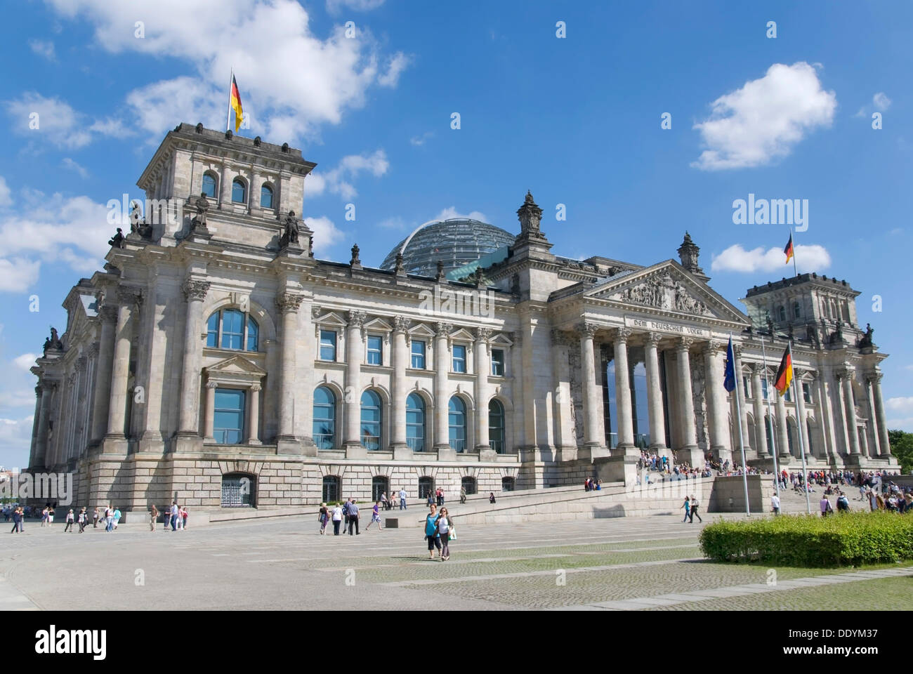 Reichstag parliament, Berlin Stock Photo