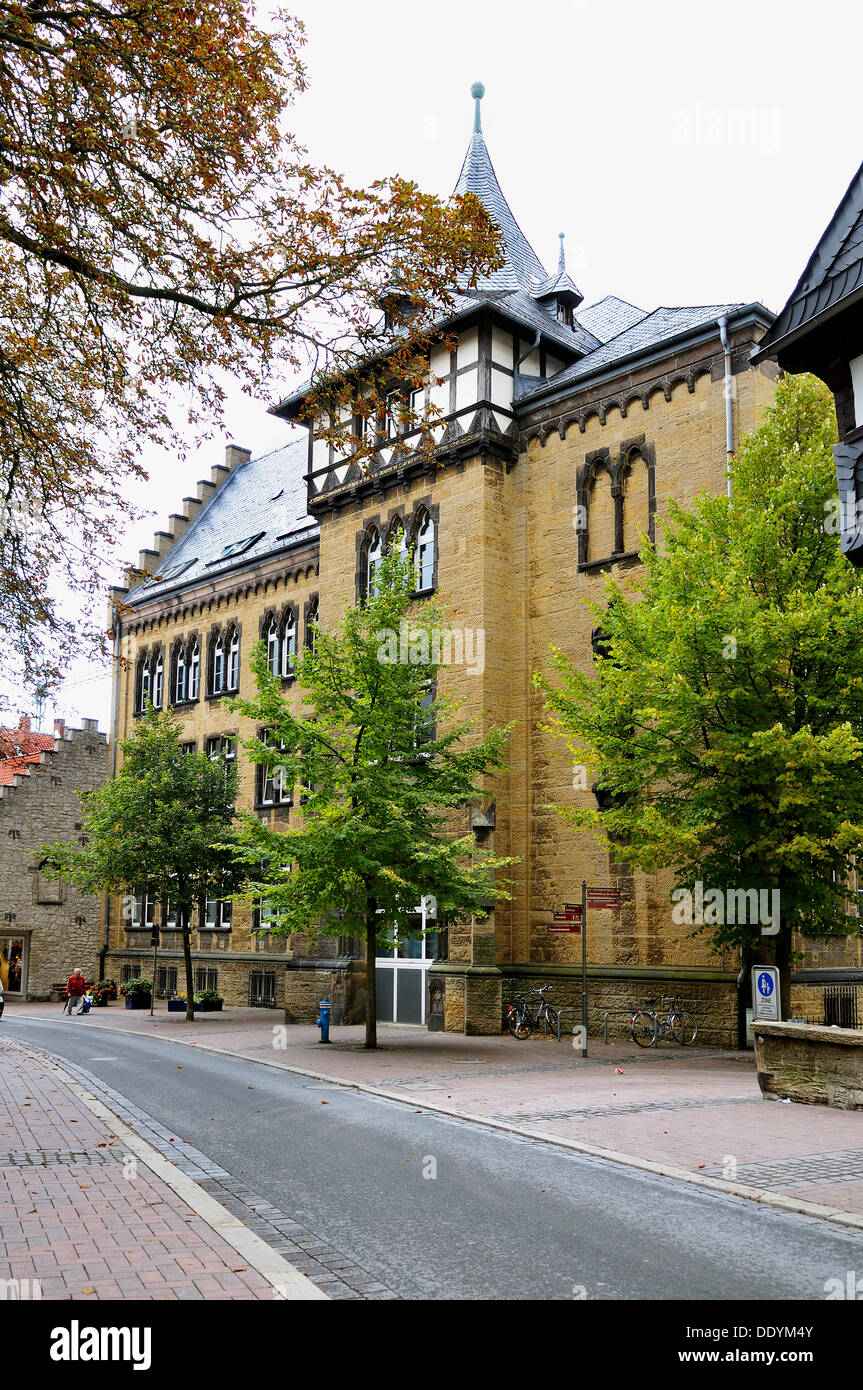 Historic building, historical city centre of Goslar, UNESCO world heritage site, Eastphalia, Germany Stock Photo