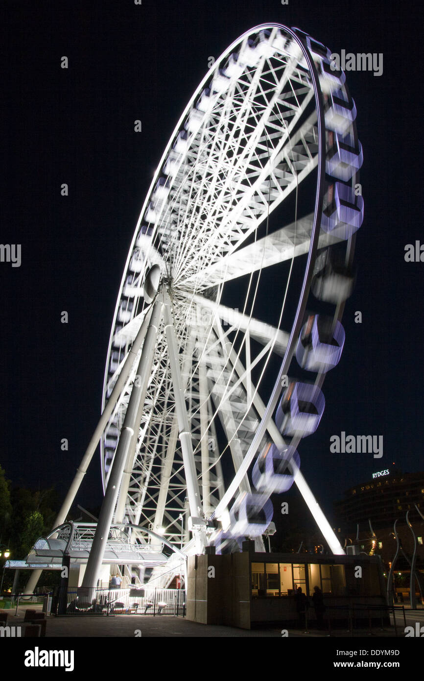 Wheel Of Brisbane Night Stock Photos Wheel Of Brisbane Night