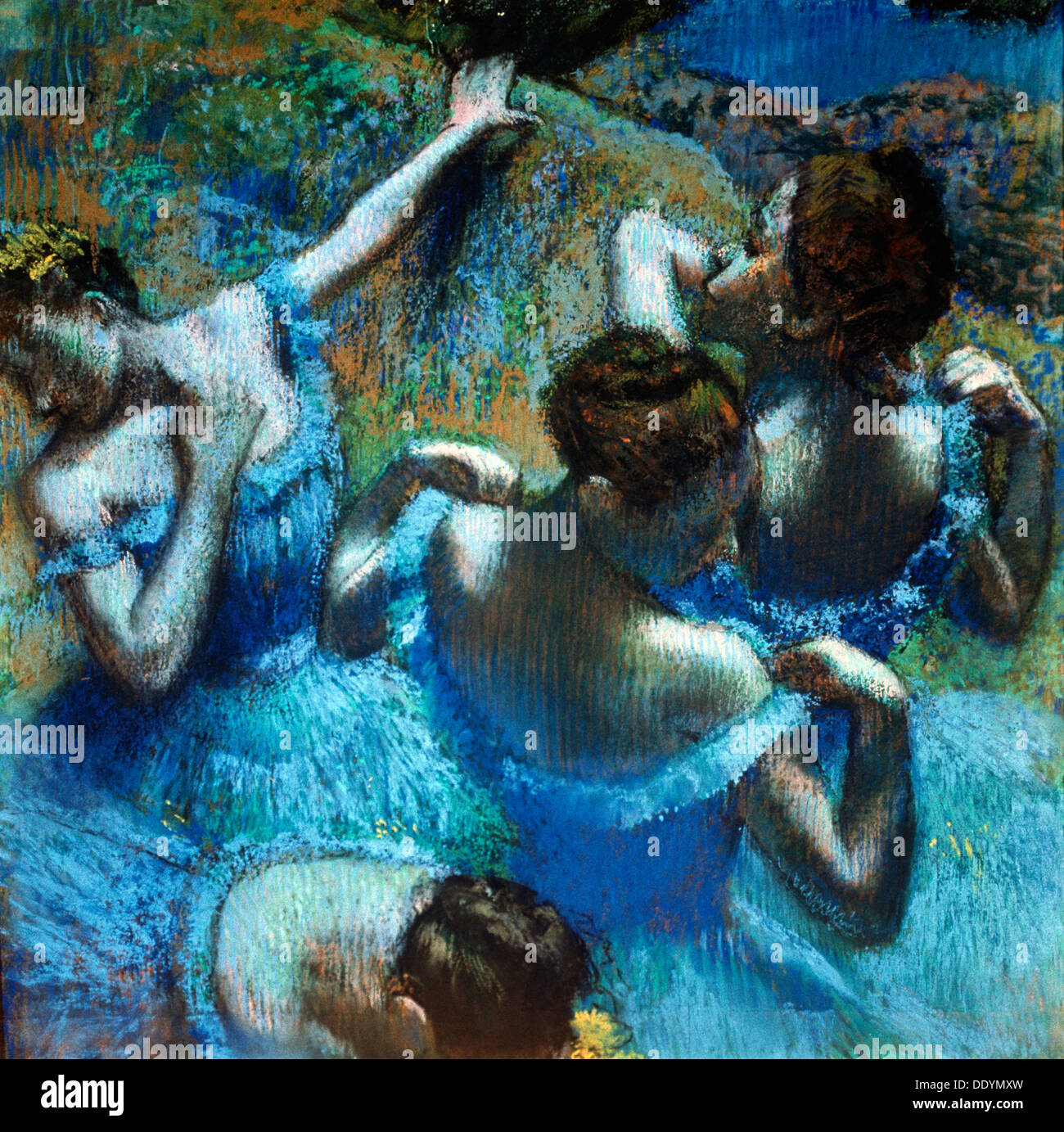 'Dancers in Blue', c1898. Artist: Edgar Degas Stock Photo - Alamy