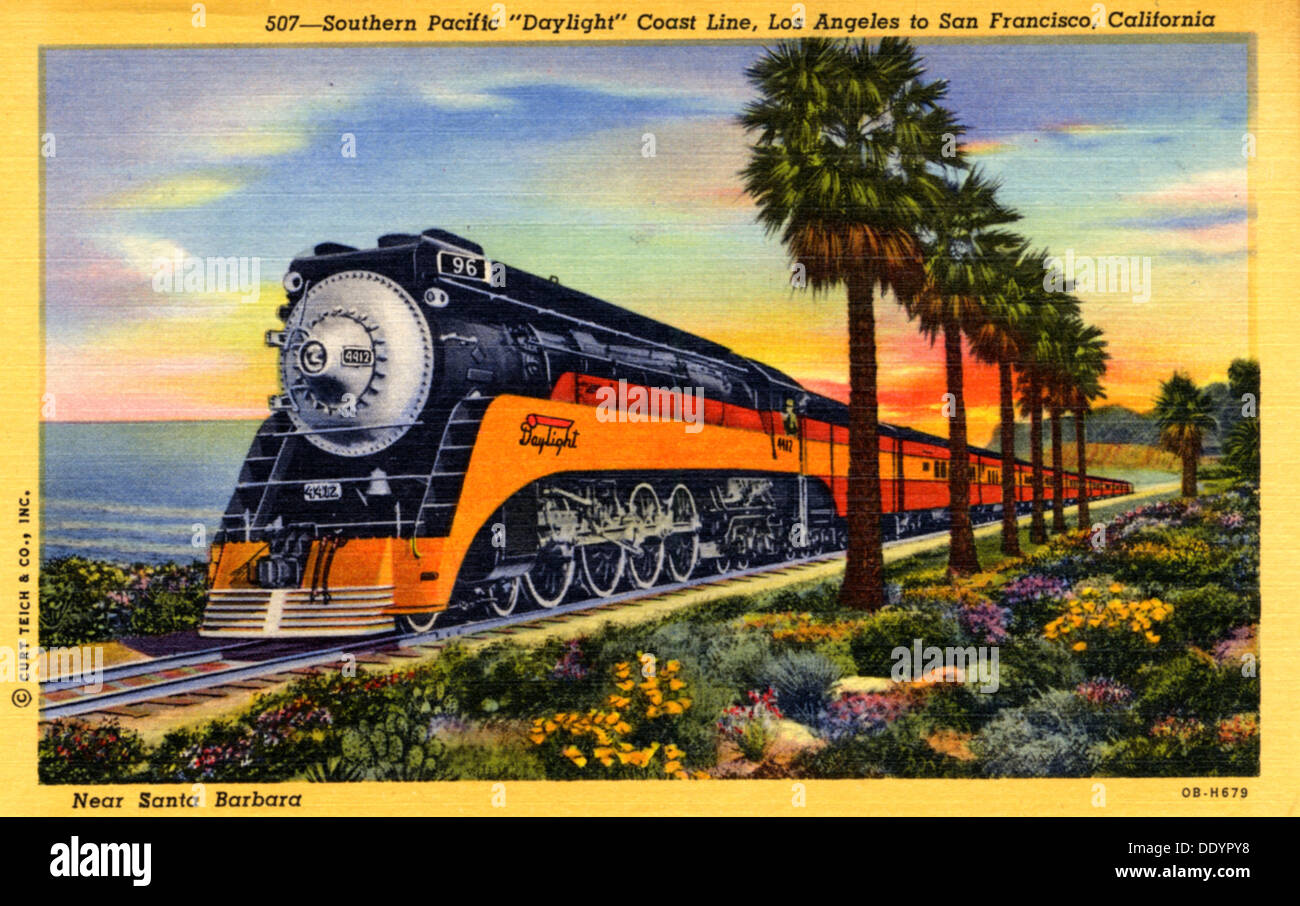 Southern pacific daylight coast line hi-res stock photography and