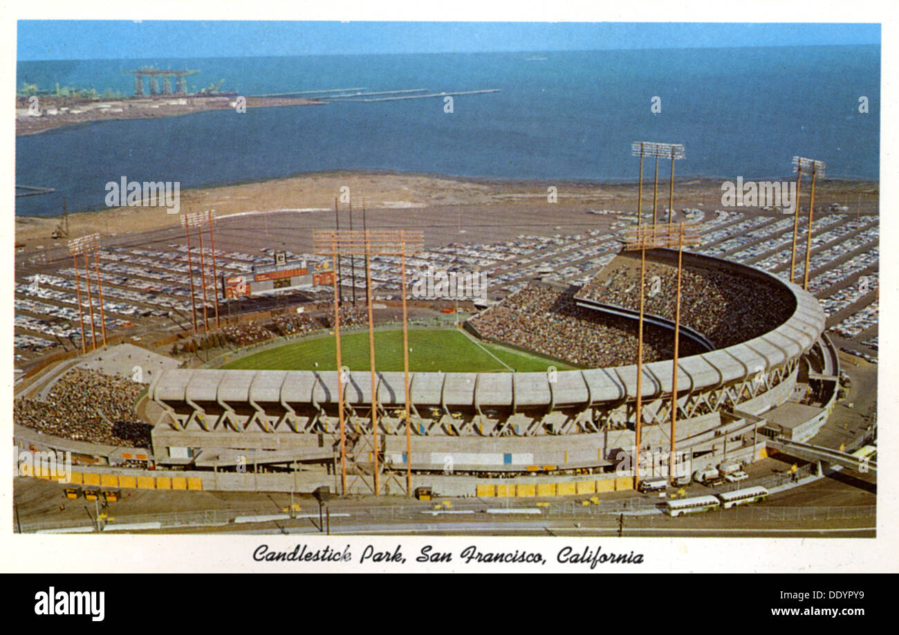 Candlestick Park, San Francisco, California, USA, 1960. Artist Unknown