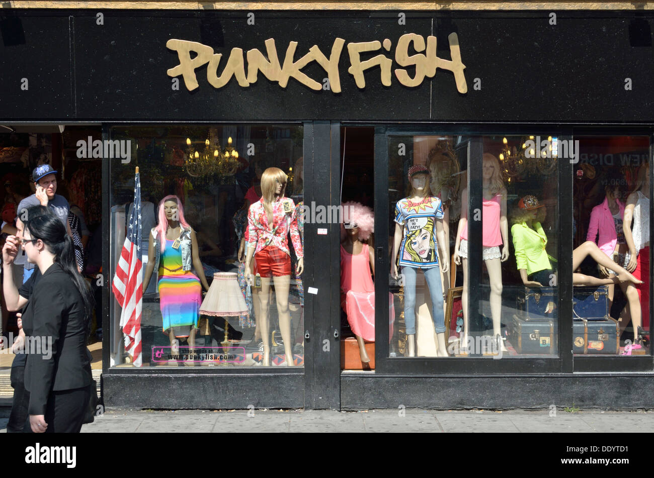 Punkyfish fashion store in Camden Town, London, UK Stock Photo - Alamy