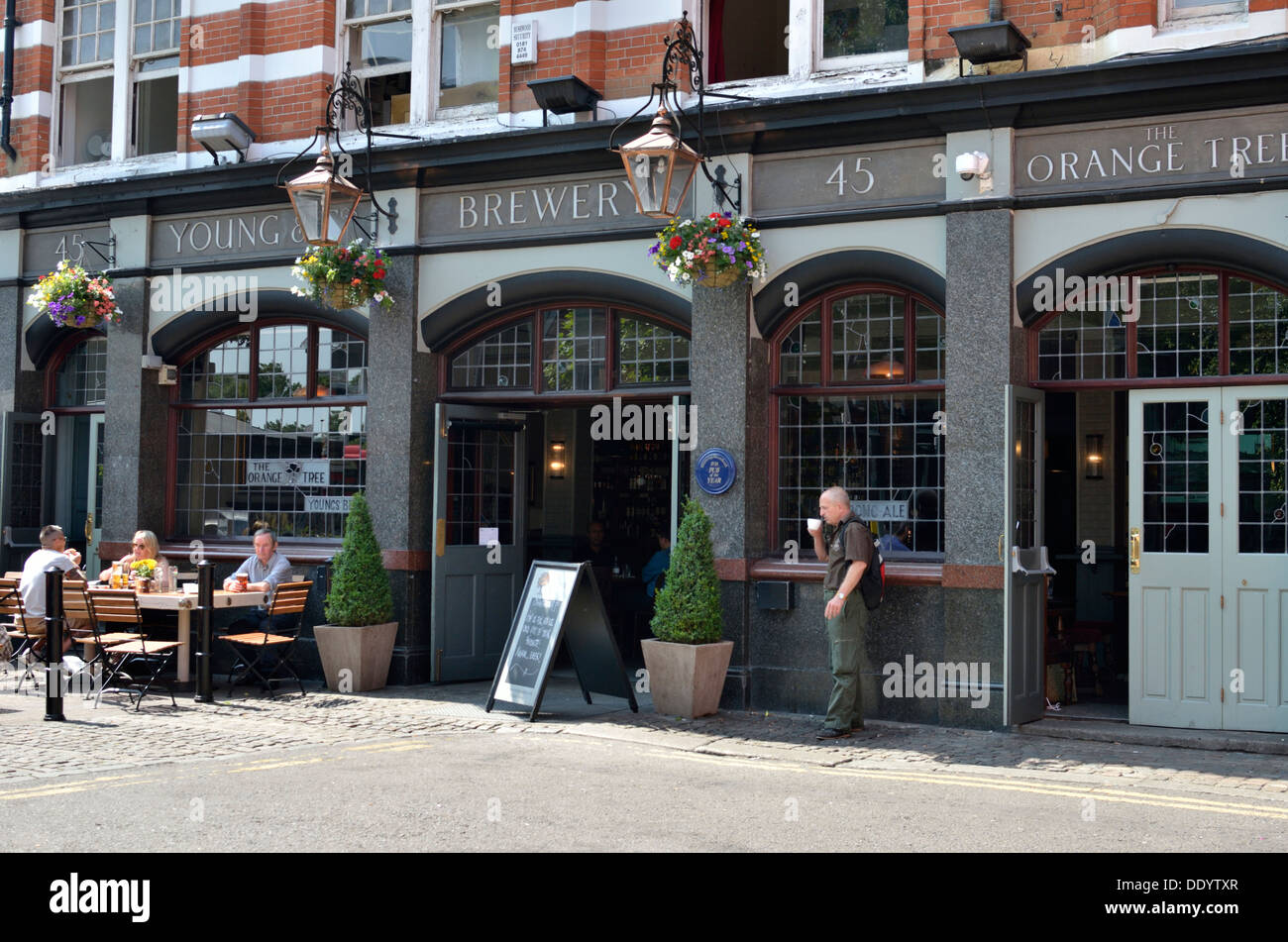 The Orange Tree pub, Richmond, London, UK. Stock Photo