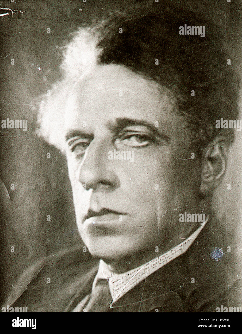 Vsevolod Meyerhold, Russian actor, theatre director and producer, 1930s. Artist: Anon Stock Photo