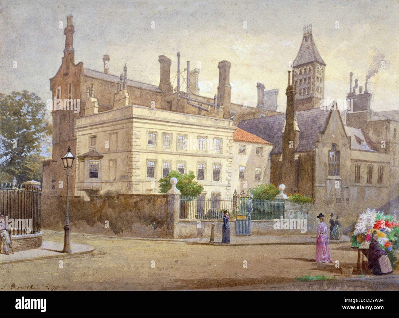 View of Whitelands House, King's Road, Chelsea, London, 1890. Artist